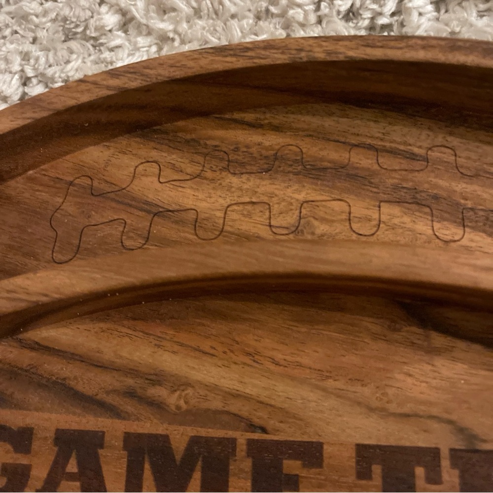 🏈 NEW/UNUSED Game Time Football Charcuterie Snack Tray - Picture 8 of 11